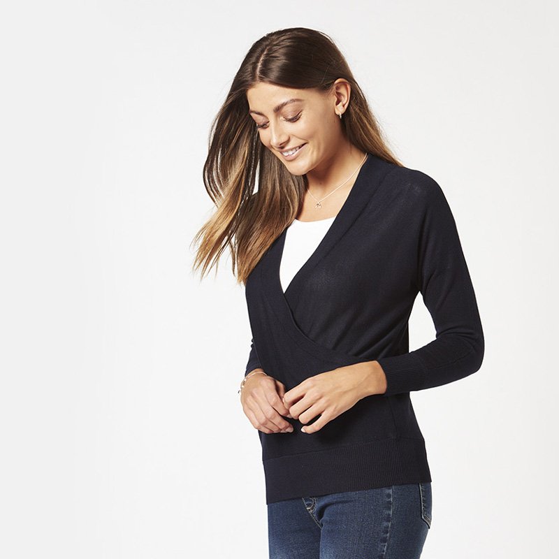 _twoforjoy's tweet photo. Keep it simple with our Wrap Front Jumper; super lightweight, it's great on its own or over a T-shirt. https://t.co/vp6pEPj2Y7
#itsawrap #foreveressentials #knitwear #lightweight #jumper #simplicity #style #newin #summerknitwear #navy https://t.co/ZDrQKUvzUV