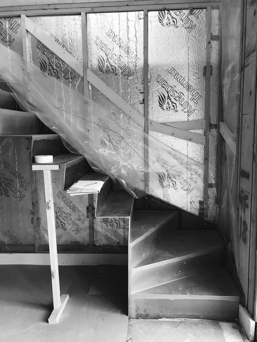 BenB_7's tweet photo. So good seeing something you’ve designed coming to fruition #despoke #notstandard #steelstaircase #modernhome https://t.co/oWHPT37f07