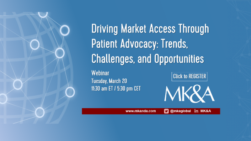 mkaglobal's tweet photo. Webinar Recording Available: Patient Advocacy-Missing Ingredient to Market Access Success https://t.co/KgoWLOv6BD https://t.co/EZfNmKkhHx