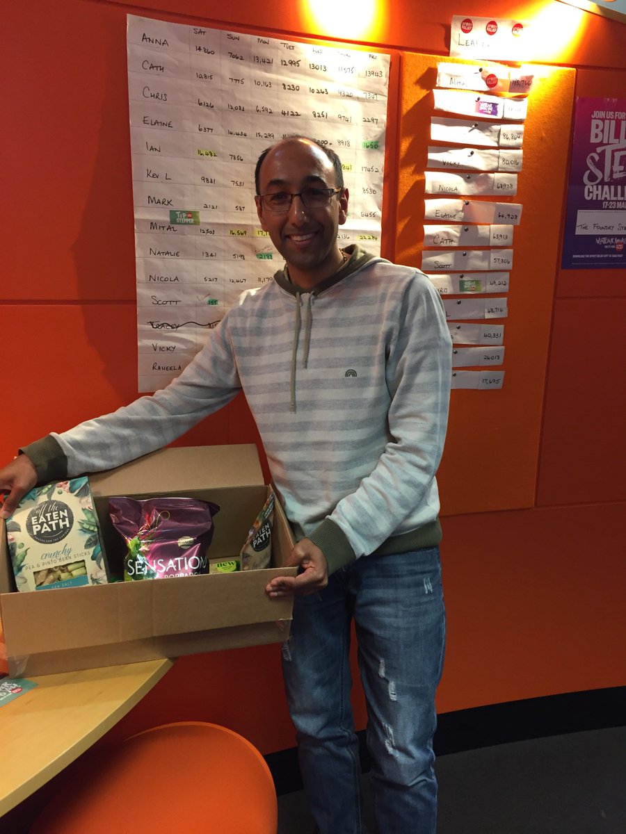 foundry_tweets's tweet photo. We've all had a lot of fun, and congratulations to @MitalDaya who walked a massive 115,766 steps last week! #TeamSportRelief #thefoundrystepsup https://t.co/suEkEK2YS2