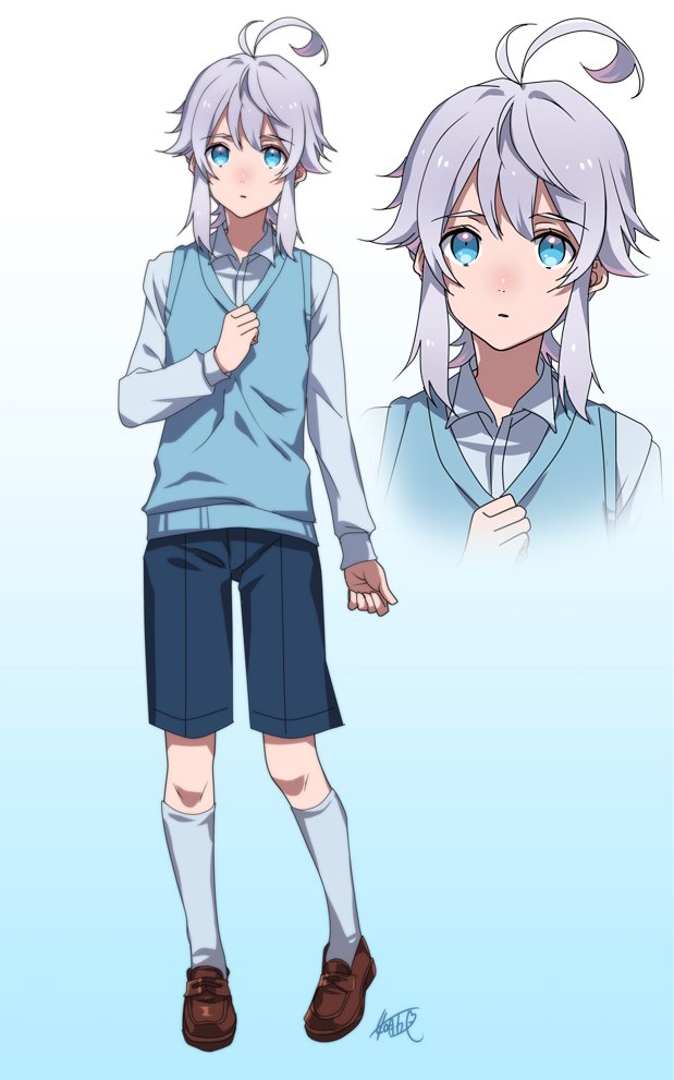 ルイくんのなんちゃってアニメ風立ち絵 せんまほ 如月 五日 のイラスト ルイくんのなんちゃってアニメ風立ち絵 せんまほ 如月 五日 のイラスト