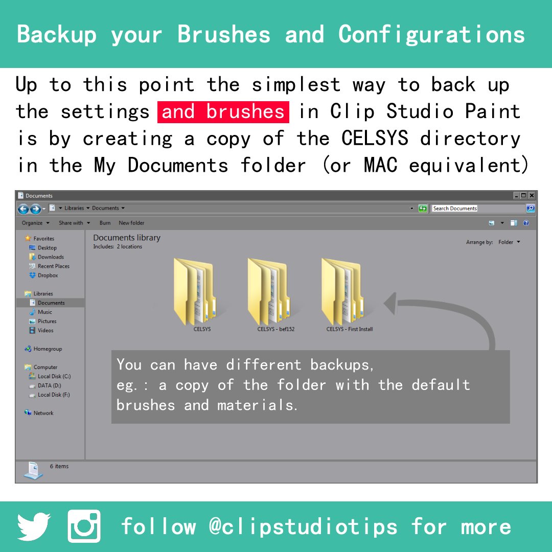 Acusador Dedos de los pies Sada clip studio paint brush folder