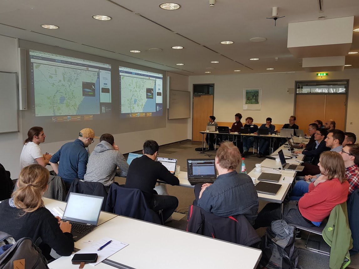 DataBio_eu's tweet image. #Dataholics meet today in Darmstadt & they work to develop applications & solutions for #agriculture #fishery & #forestry. Our #CodeCamp #hackathon is reality and we are looking forward to the results! Good luck to all! #innovation #bigdata #datathon