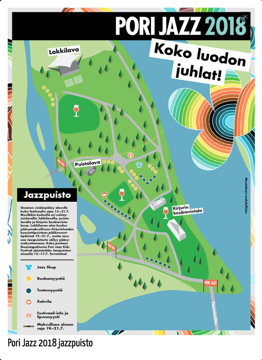 jazzrytmit_fi's tweet photo. Festivaaliuutiset:
Pori Jazz uudistuu – täysin uudella ilmaisalueella
https://t.co/UNSjUSW5Vc
@PoriJazz @Porikaupunki #Kirjurinluoto #Jazzpuisto @jazzrytmit_com https://t.co/TGYvSKFGUo