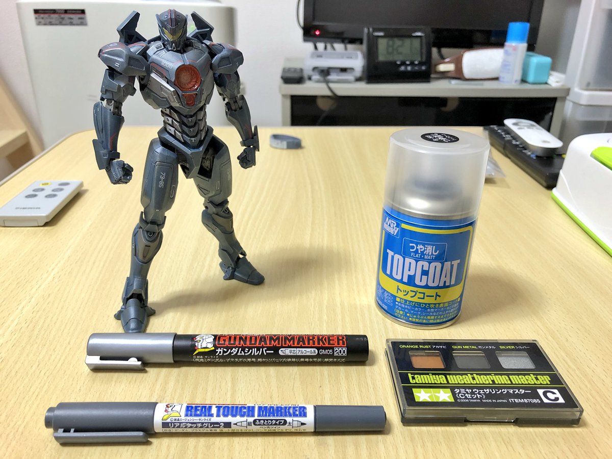 十円禿が出来たユウ Zinseiowa777 ありがとうございますー 基本的に今回はカンタンリペですよ ガンダムマーカー ガンダムシルバー 水性トップコート つや消し ﾘｱﾙﾀｯﾁﾏｰｶｰ ﾘｱﾙﾀｯﾁｸﾞﾚｰ 2 ﾀﾐﾔ ｳｪｻﾞﾘﾝｸﾞﾏｽﾀｰ Cセット を使いました T Co