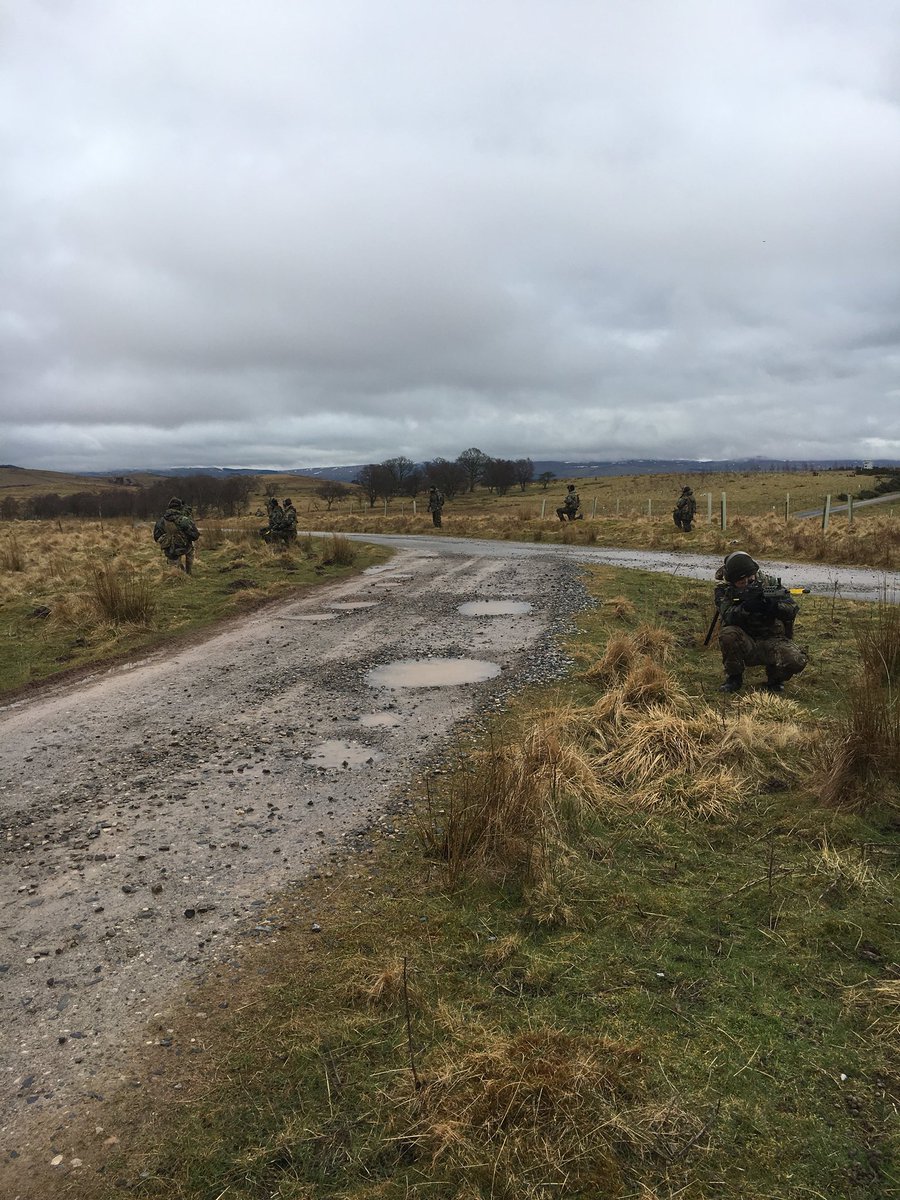 StonyhurstCCF's tweet photo. Moving off having successfully taken the skills house and eliminating the enemy. #sectionattacks #ccf #patrolling https://t.co/xIcnMuNzE4