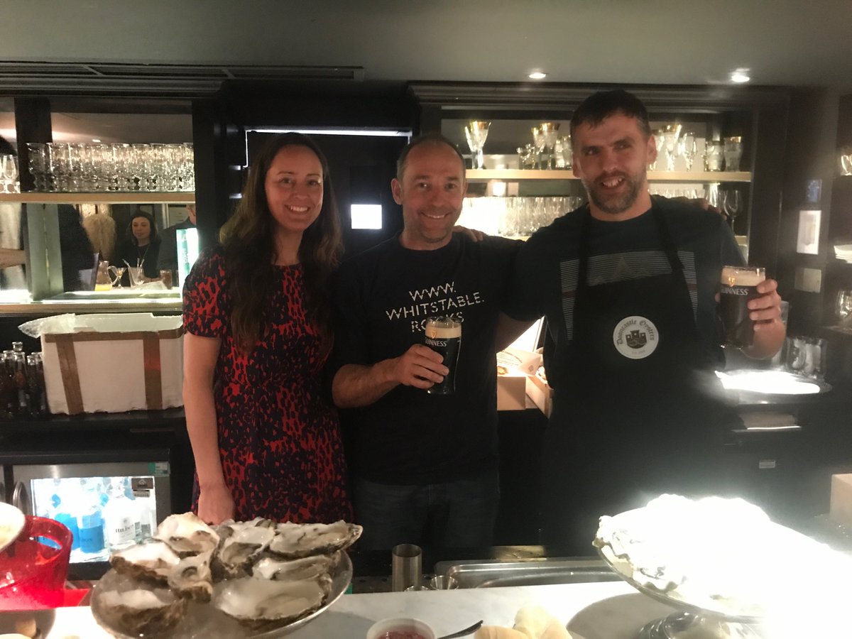 Great to meet so many #Oyster fans at today’s <a href="/LDNOysterweek/">LondonOysterWeek</a> launch. @The_Oysterlady <a href="/doonoysters/">Dooncastle Oysters</a>