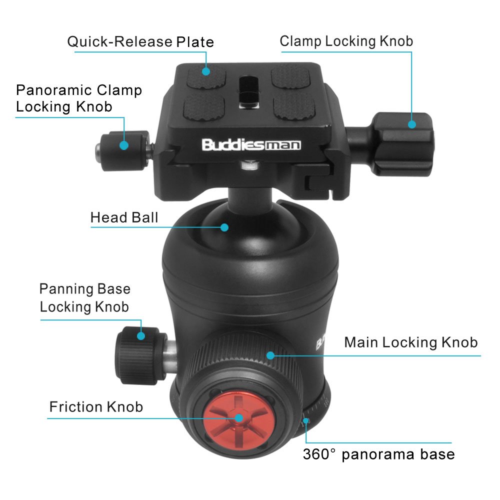 Buddiesman_'s tweet photo. #Bestdeal  / #Buddiesman #Tripod #Ball Head 360°#Panoramic Photography 20KG/44LB MAX Loading Capacity 
#buddiesman #Tripod #Ball All aluminum alloy #CNC #precision #machining process.
Event discount: 57%
Original Price: $149.98
Event Price: $65
https://t.co/lSopvht6a0 https://t.co/O7E5HA40rr