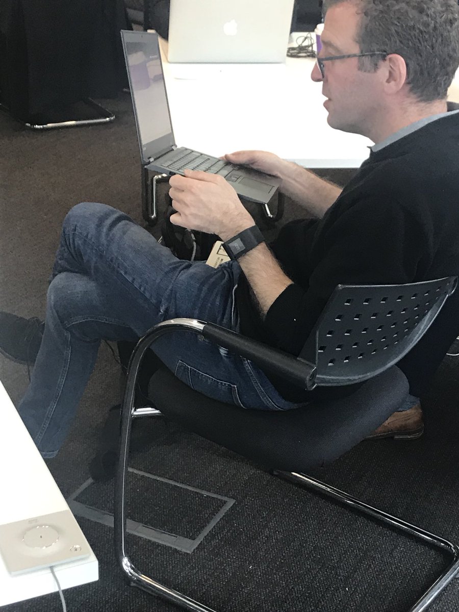 pauquinn's tweet photo. #gococreate Cisco DevNet Manchester Michael McCargo showing off his Python skills https://t.co/iA2ONwH9aN