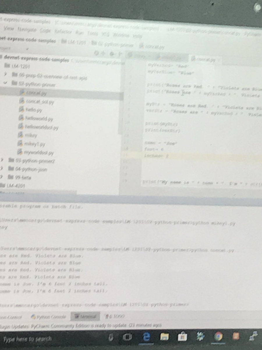 pauquinn's tweet photo. #gococreate Cisco DevNet Manchester Michael McCargo showing off his Python skills https://t.co/iA2ONwH9aN