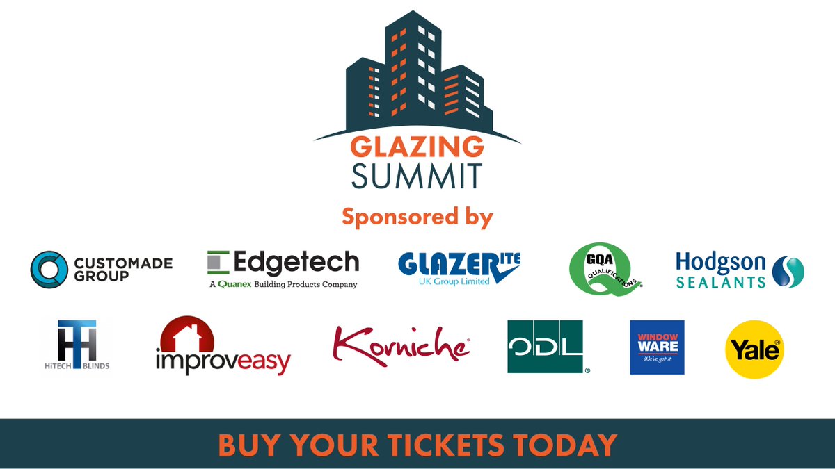 GlazingSummit's tweet photo. Why not join our already established list of sponsors! Find out the benefits and how to sponsor here - https://t.co/AIamyt53Cd https://t.co/hdDX4yneCS