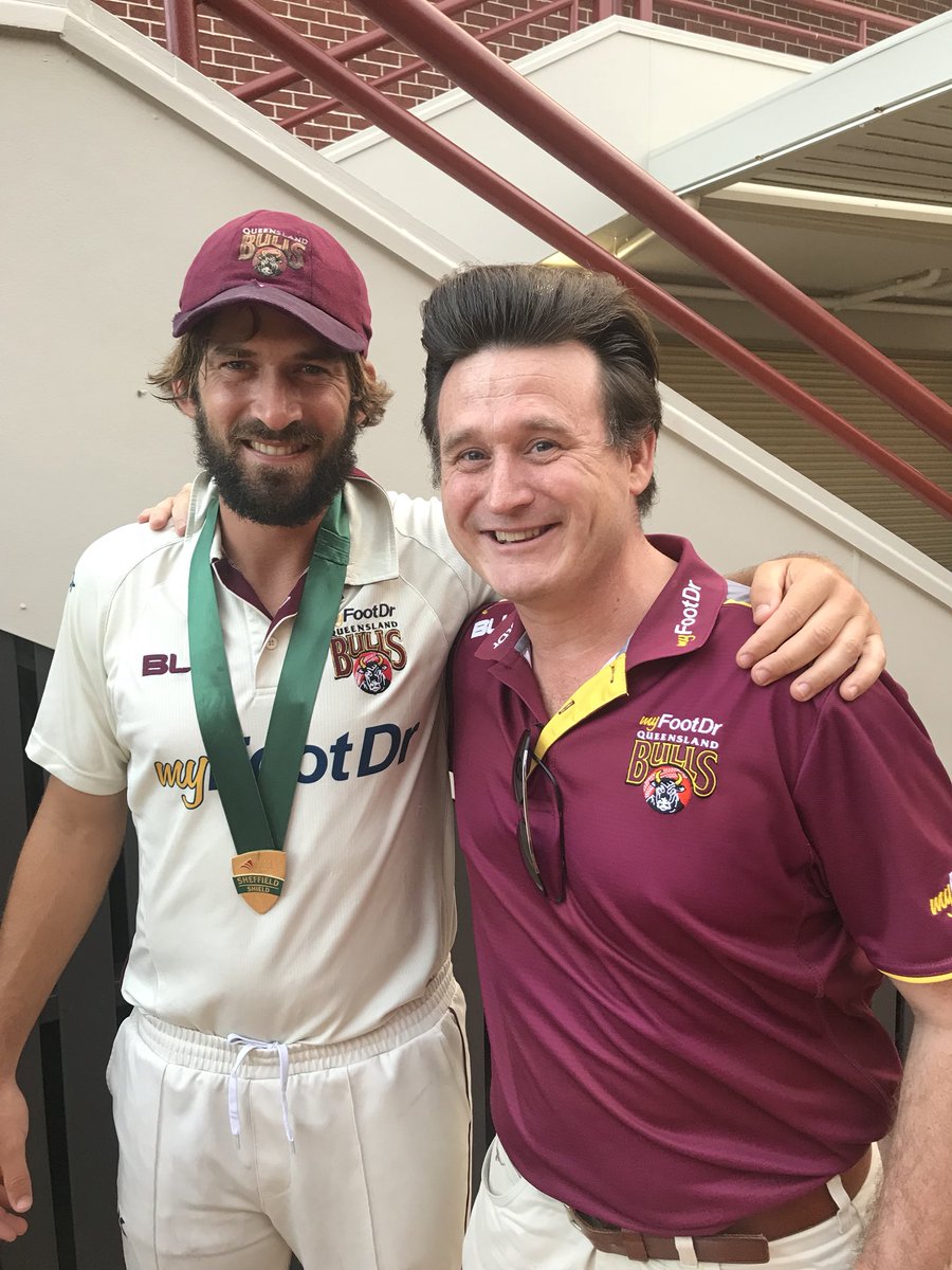 greg_dower's tweet image. So proud to be the naming rights sponsor of the mighty Qld Bulls. Great win today in the #SheffieldShield final for a top bunch of fellas. Thanks to all the gang at @qldcricket for making it a great 4 years. I’ll have the best memories and value the friendship for ever 👌🏼