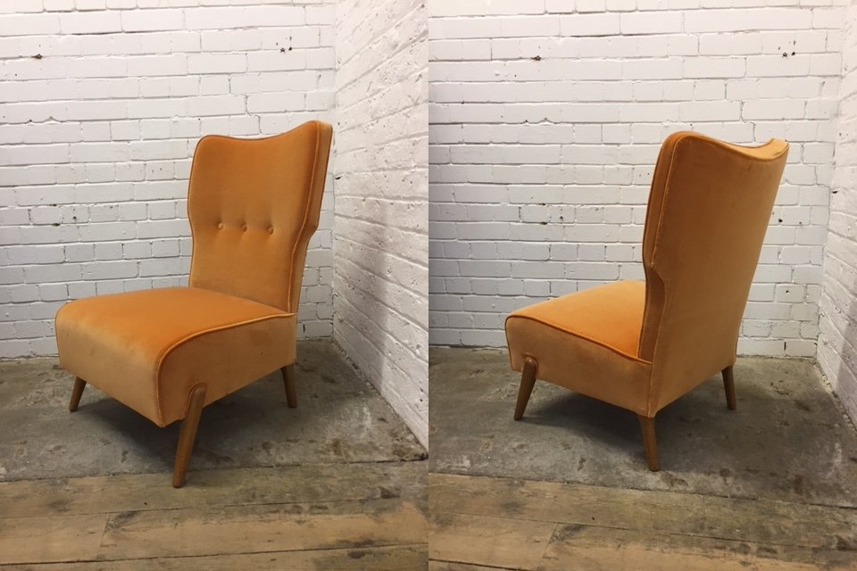 mywarehousehome's tweet photo. Breathe new life into cherished pieces with refreshed upholstery by @sharpandsimpson. Which style would you choose: a deconstructed armchair or a colourful chic cocktail chair? #upholstery #uniquechairs https://t.co/gEyKs6WISQ
