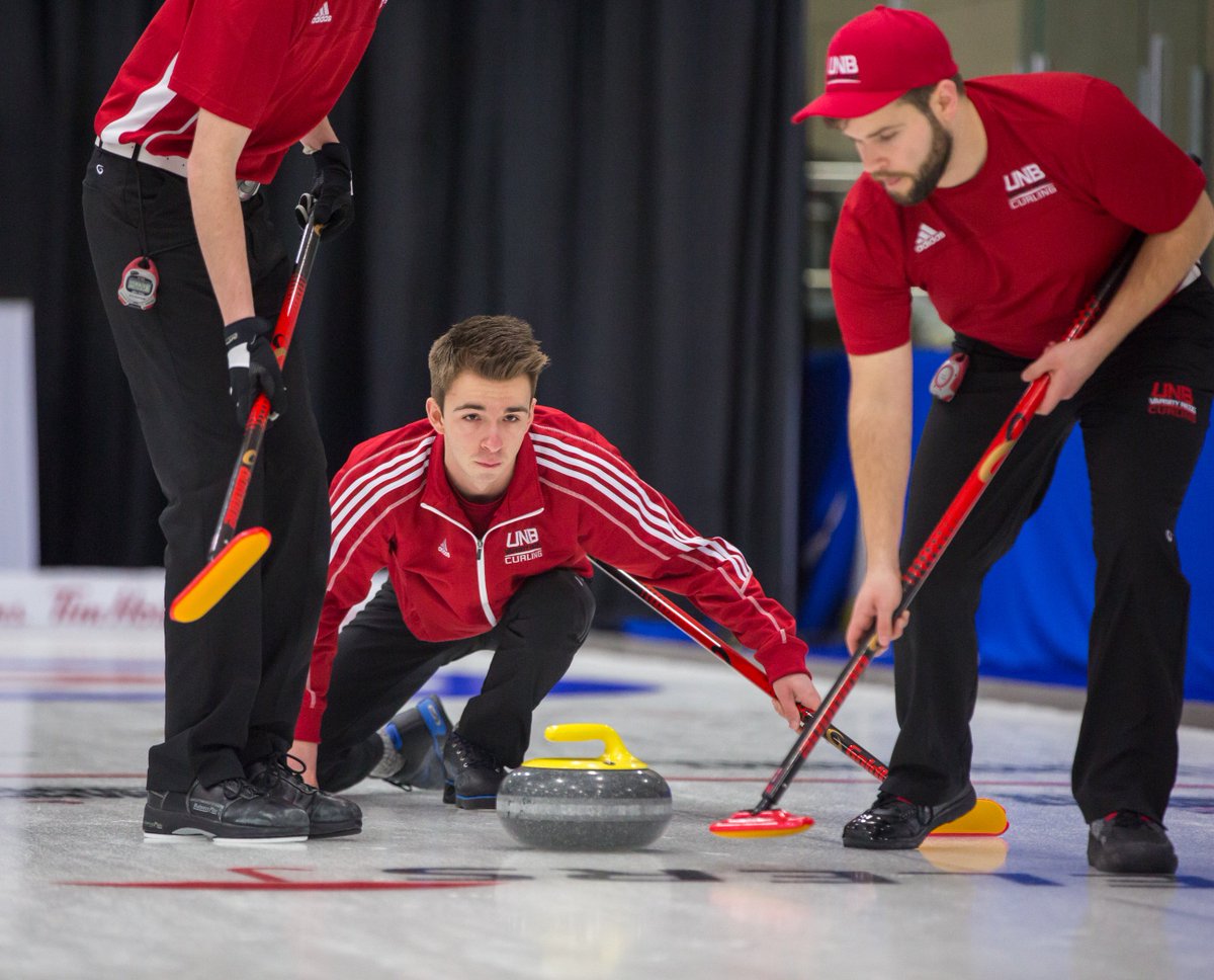 UNBAthletics's tweet photo. MCURL: @VarsityReds secure berth in @USPORTS_Curling semi-finals with win over @DalTigers.
https://t.co/UQsPGLgOwp
#IamVRed https://t.co/QasChO86AI