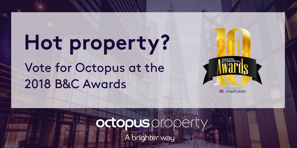 Octopusre's tweet photo. Voting is open for the Bridging and Commercial Awards 2018! Get involved here: https://t.co/Dn43U5KQZs https://t.co/RMWZGQlOGt