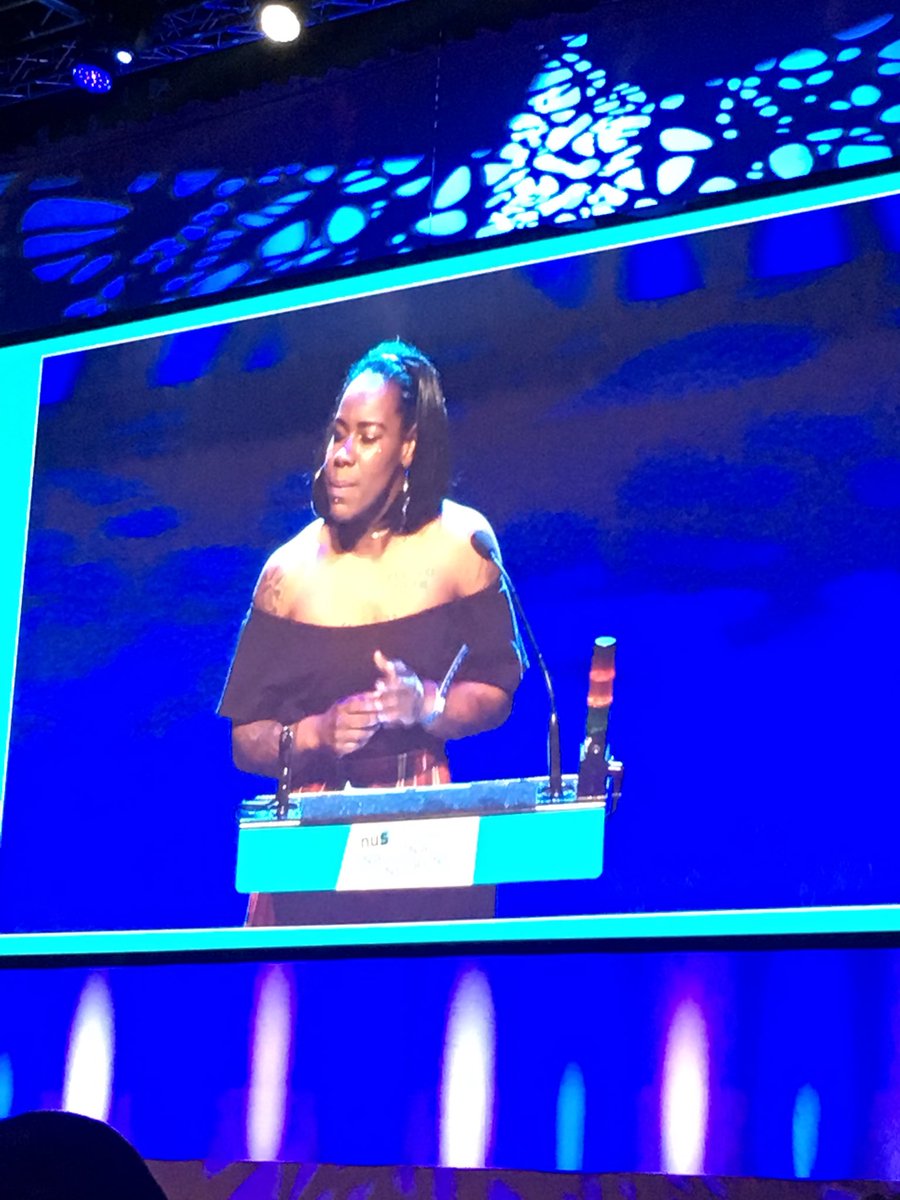 MollyEllenH's tweet photo. #NUSConference SHAKIRA SHAKIRA! Always putting students and education first! Honestly inspiring words from an incredibly inspiring Nus President! I can not wait to #ReElectShakira ❤️💋#NUSNC18 https://t.co/7yK3EaFNfU