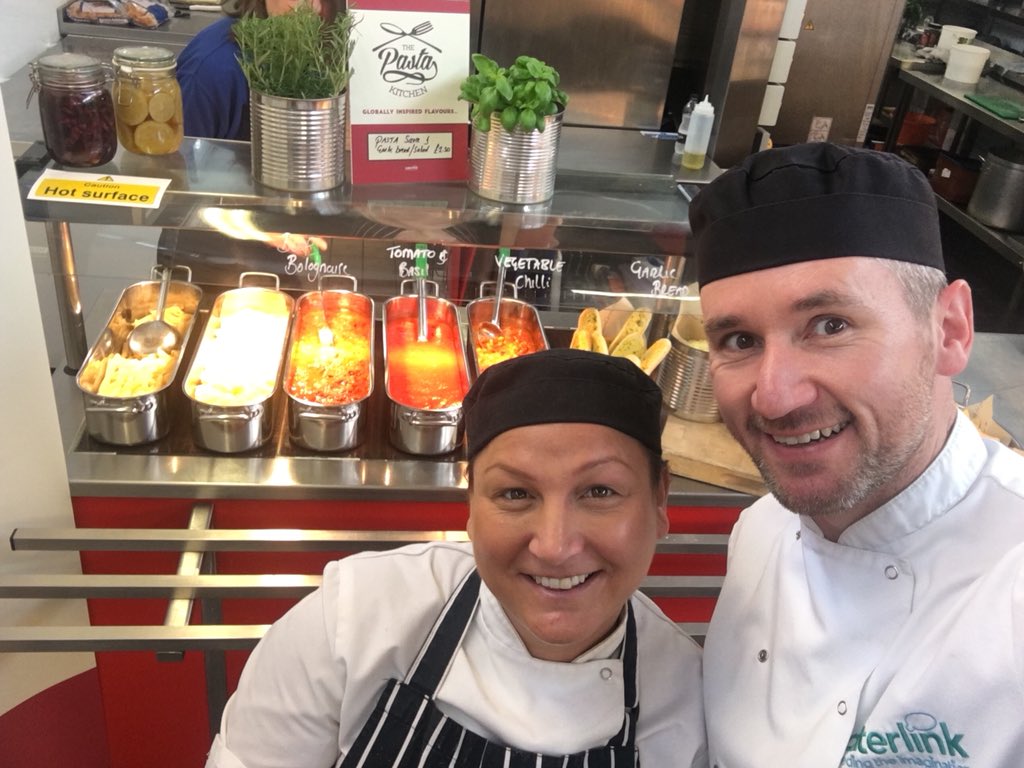 NIFFFarley's tweet photo. #PastaKitchen launch @GodalmingColl @caterlink_ltd https://t.co/NKapgopyYf