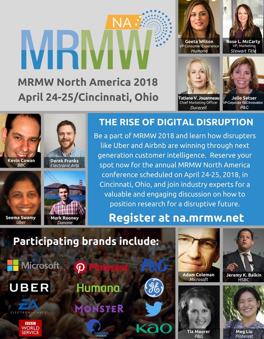 <a href="/eyeka/">eÿeka</a> thanks for signing for up #MRMW 2018. We look forward meeting you next month! Check out the latest agenda here na.mrmw.net #mrx #newmr