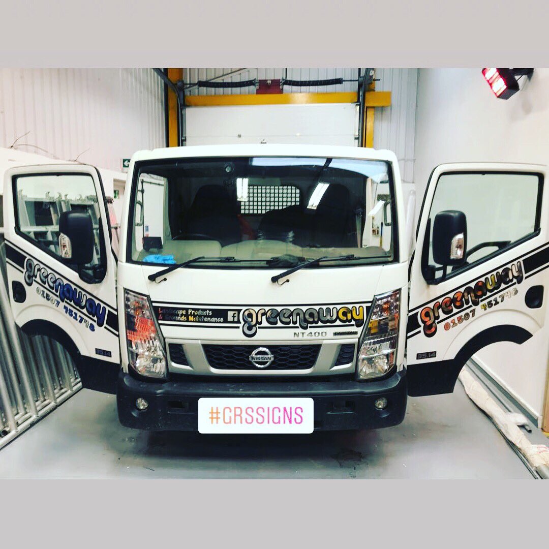 grssignscouk's tweet photo. 2nd vehicle completed for #greenaway #flatbed #chromevinyl #livery #grssigns https://t.co/cgsqYEl2td