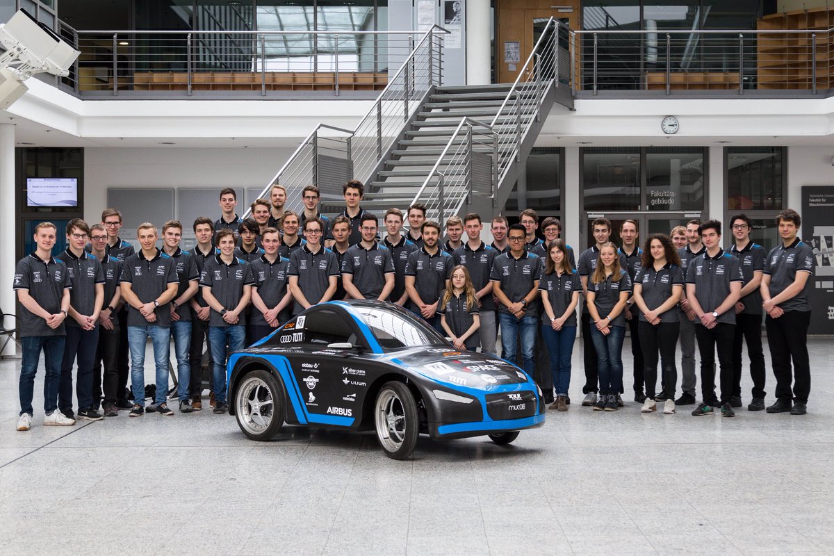 TUfast_eco's tweet photo. The @TUfast_eco team presents #muc018!
Thank you to all fellow team members, our supporters at the @TU_Muenchen and our sponsors! Without them this project would not have been possible! #neverendingdrive #roadtosem018 #shellecomarathon #TUfastEco https://t.co/41ID1COVqs