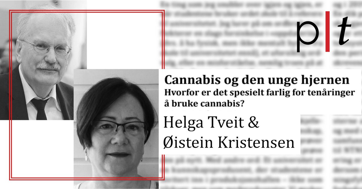 I den siste artikkelen i Kjærlighetsnummeret skriver psykologspesialist Helga Tveit og Øistein Kristensen, spesialist i rus- og avhengighetsmedisin, om effekten av cannabisbruk har på unge hjerner. Skaff deg nummeret på ow.ly/cVlb30jb3cV