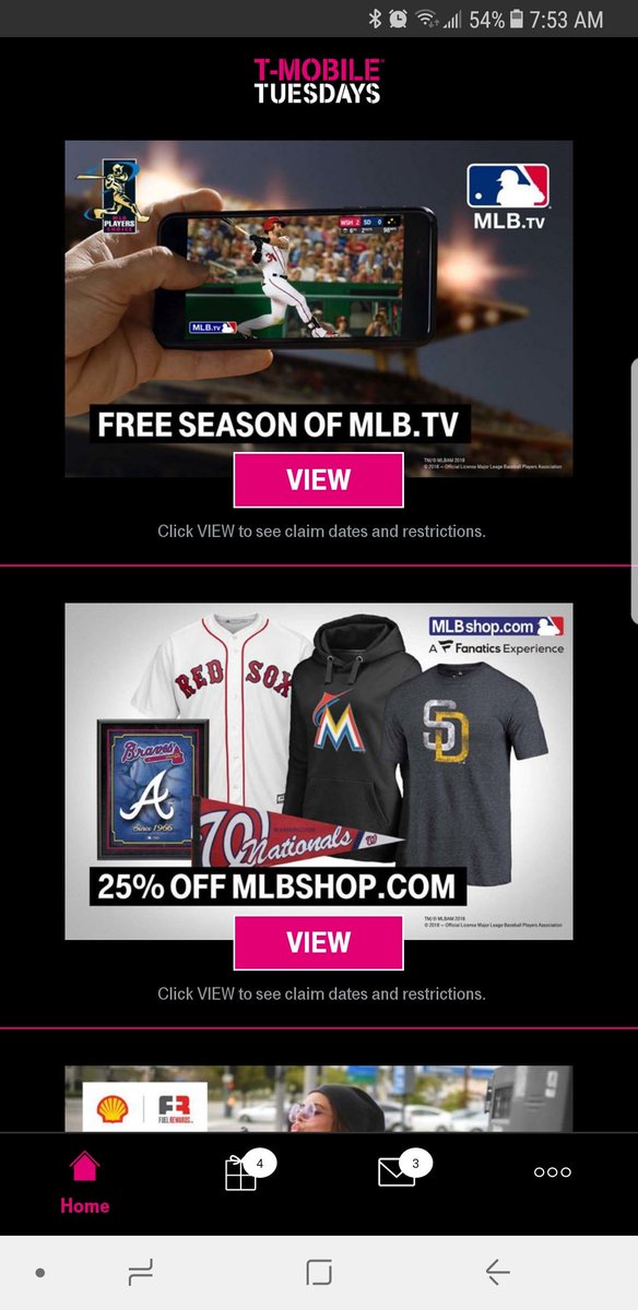 amandaowens216's tweet photo. Don't forget to redeem your FREE season of https://t.co/0VD6Hgj6m8 in your @TMobile Tuesday app today!  Two more days until baseball is back! https://t.co/dJiJ4q8scj