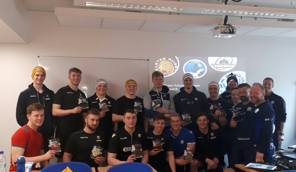 Great to speak to young professional rugby players today on awareness of testicular cancer and my own experiences. Early detection is key. Thanks to <a href="/Bawbags/">Bawbags Underwear</a> and @OrchidCancer for your support.