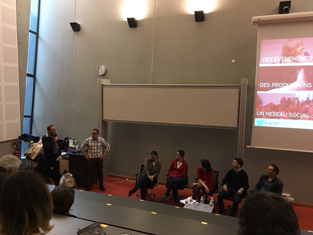 C’est parti pour @up_conferences ! Un panel d’acteurs pour aborder les promesses de valeur autour du #numérique #upconf #SaintEtienne