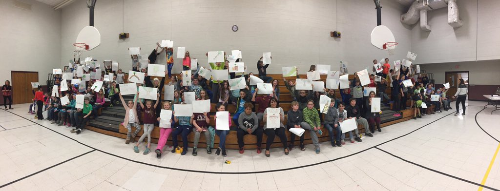 colbysharp's tweet image. Hanging out with awesome kids. Creating cool stuff. #TheCreativityProject