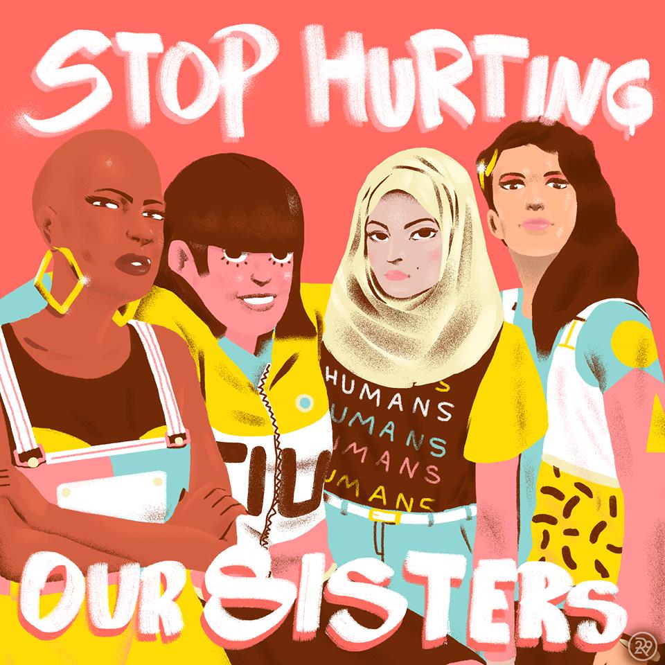 Refinery29's tweet image. On this #MuslimWomensDay we're bringing attention to discrimination we think is unacceptable. 47% of Muslim women fear for their safety because of white supremacist groups. 68% of Muslim women report experiencing religious discrimination in the last year. r29.co/2Gf8Ec8