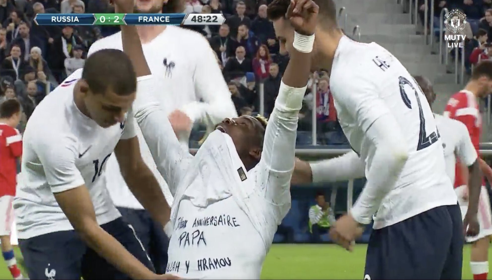 Pfc La Celebration De Paul Pogba Pour L Anniversaire De Son Papa Decede Il Y A Quelques Mois T Co Cojimimq9s Twitter