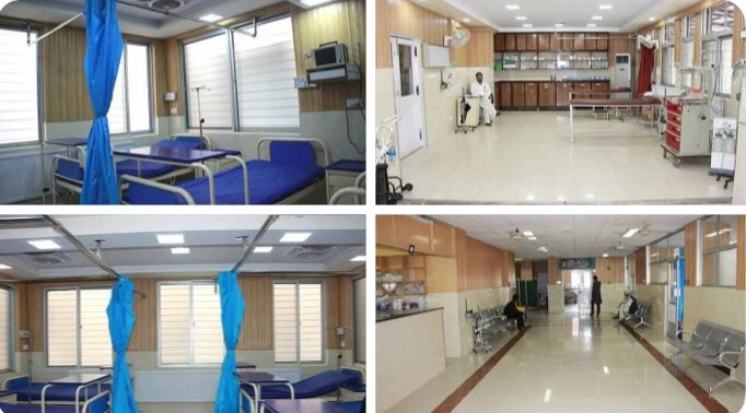 18/25Renovation and upgradation of equipment in Ayub Teaching Hospital with • Increase in bed capacity in ICU, CCU and emergency wards. • Free laboratory tests.• Information management system.