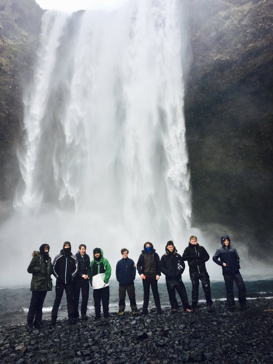 BSGeography's tweet photo. Skogafoss #BSFieldtrip @bedfordschool https://t.co/WAJmgsvWmL