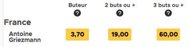 Betclic's tweet image. #RUSFRA Un petit but de Grizou pour la route ? 

Les cotes en live 👉bit.ly/RUSFRA-Betclic