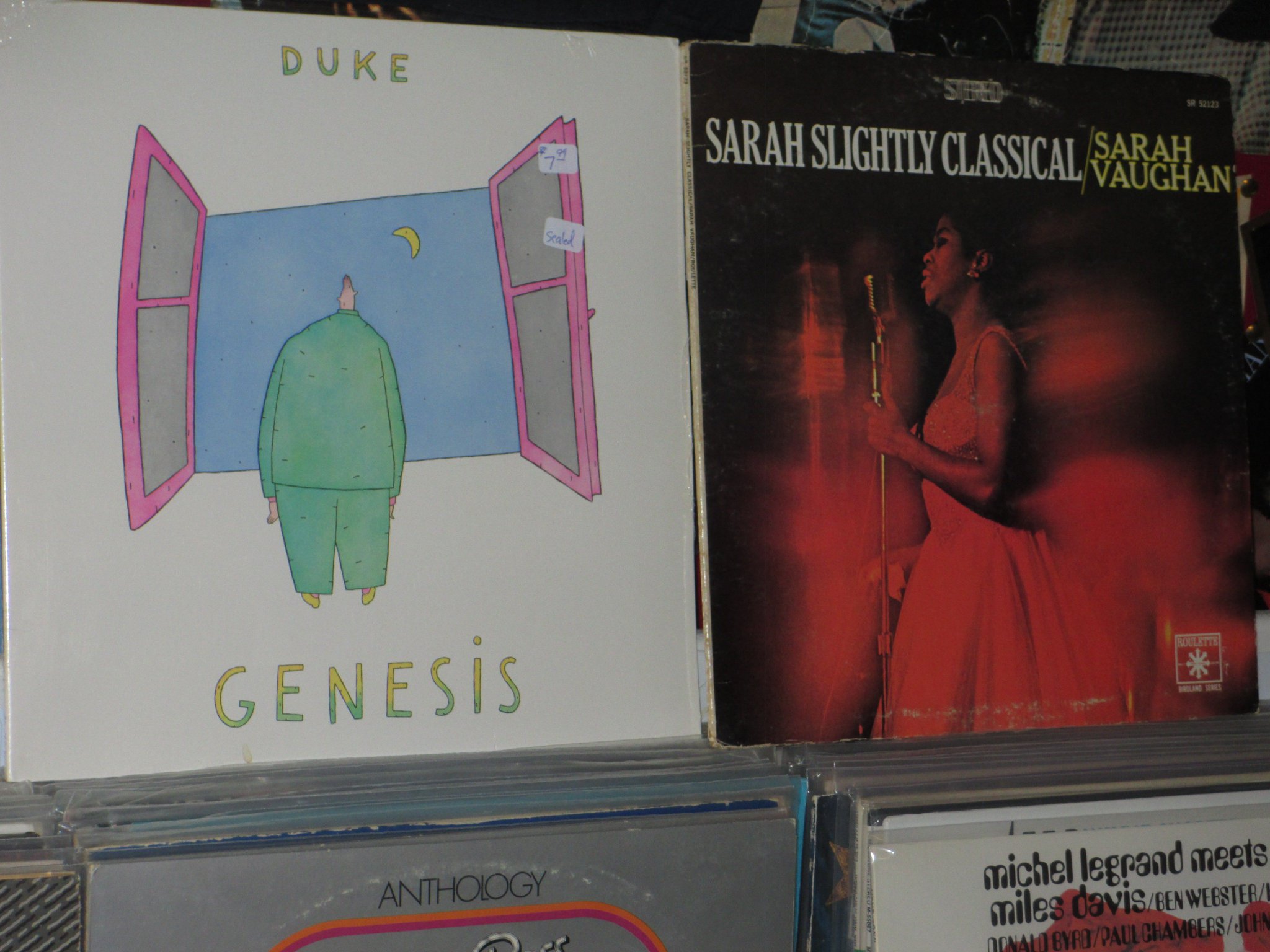 Happy Birthday to Tony Banks of Genesis & the late Sarah Vaughan 