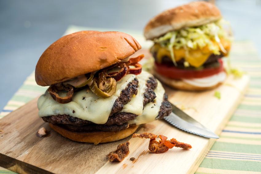 FoodNetwork's tweet image. The Kitchen is kicking off the Annual Burger Club! Share photos of your best homemade burger creations using #TheKitchen and we might feature them on air.