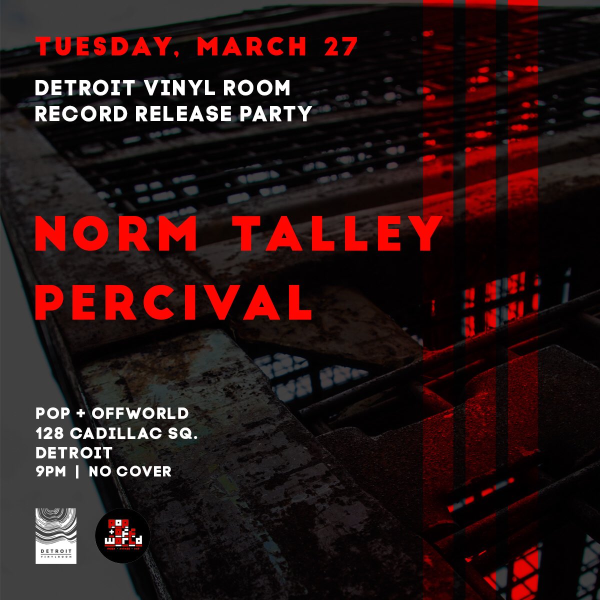 Record Release Party Tonight in Detroit!!
#NormTalley #Percival