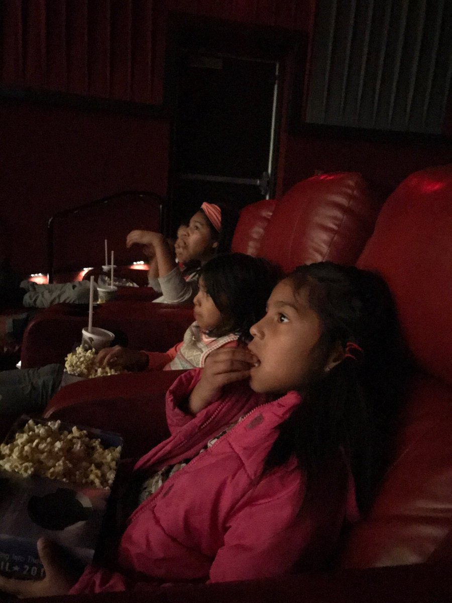 Perfect example of #Kidsdeserve.  Dawn and Nicole took Ss to a movie on Spring Break.  4 Ss have never been.  @dawnmathis18 #bpsne <a href="/BLPanthers1/">Belleaire Elementary</a>