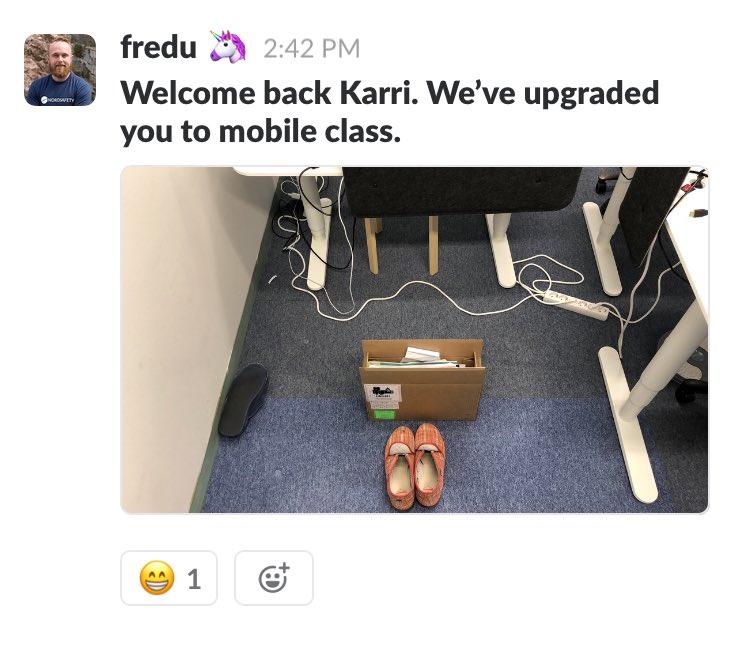 KarriTakki's tweet photo. Going to Berlin to visit #ecointense HQ for few days and dear colleagues at @NordSafety remove my desk. Thanks guys! https://t.co/vtEvm87wt8