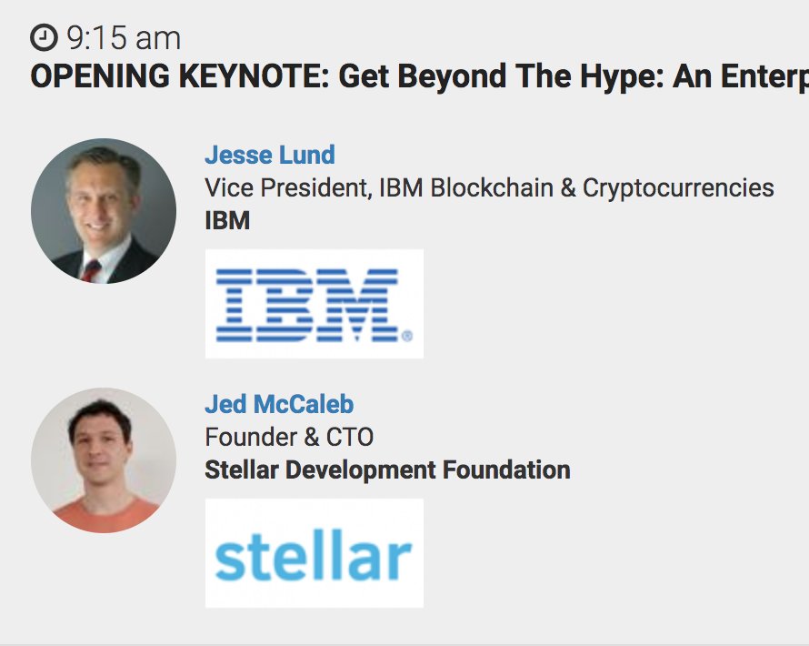 jesselund's tweet photo. Come see my joint keynote on blockchain and crypto with @JedMcCaleb @BlockchainWest in San Francisco this morning @ 9:00 a.m.! #IBMBlockchain https://t.co/Z8ZfZ5ltB9