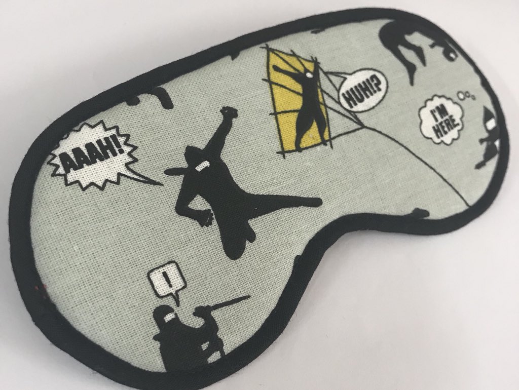 LittleLightInd's tweet photo. Ninja Attack! Sleep like a ninja with this Eyemask. $17 includes postage to you, within Australia https://t.co/tJSN9vcFvs