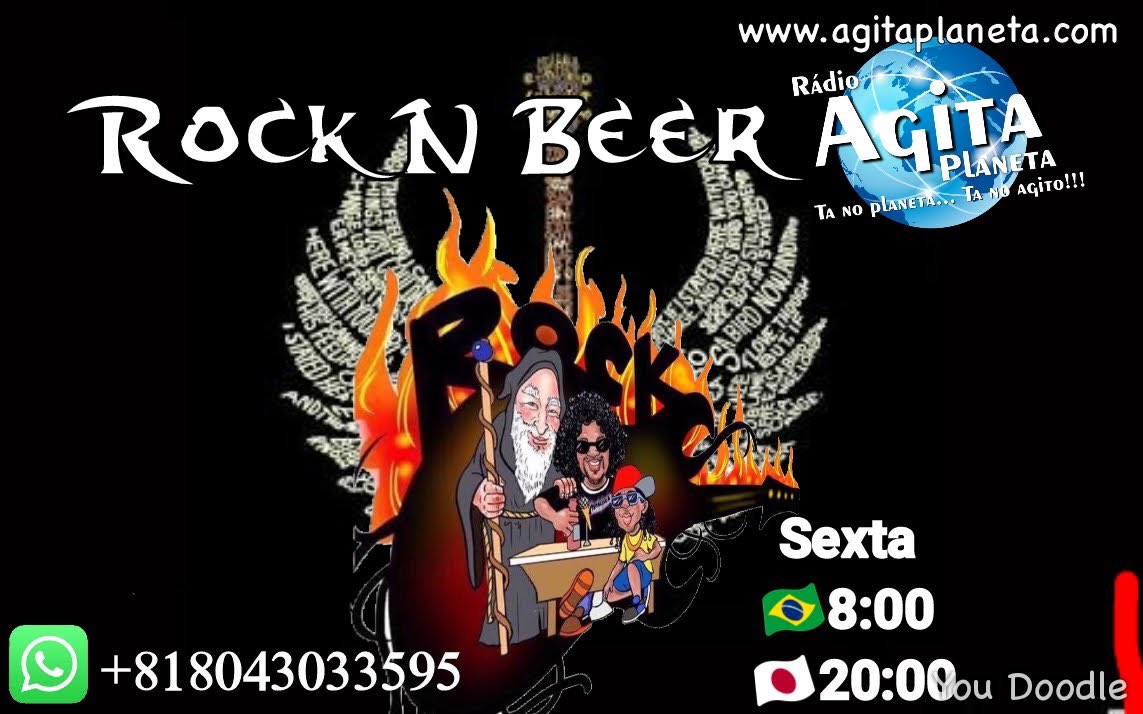 Sexta-feira tem Rock N Beer na Agita Planeta comigo Mano Perrengue, espero vcs la agitaaneta.com
