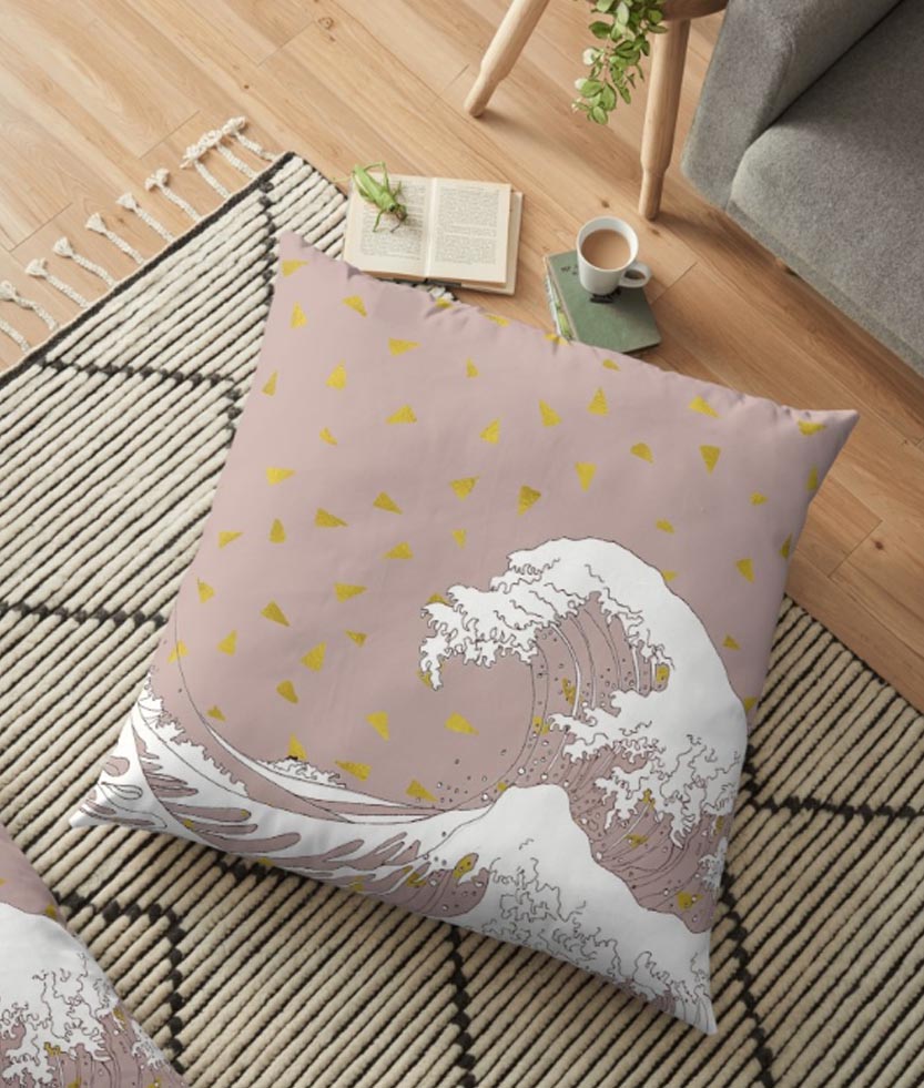 paperplanstudio's tweet image. Get cosy on the floor with our Rolling #Waves in Gold #floorpillow ! 
What's even better - Buy any 2 &amp;amp; GET 15% #DISCOUNT ! &amp;gt; rdbl.co/2HUa87F

#minimalist #pink #gold #interiorlovers