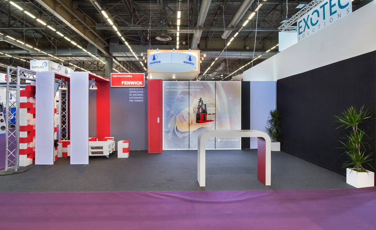 StandsEvolu's tweet photo. Le SITL INTRALOGISITIC, Salon International du Transport et de la Logistique, s'est déroulé du 20 au 23 Mars à Villepinte. 
Retour sur l'une de nos réalisations sur ce salon avec notre client #Fenwick. Un stand de 100m² porté par Elodie ! Bravo aux équipes https://t.co/nVJy1eIaRo