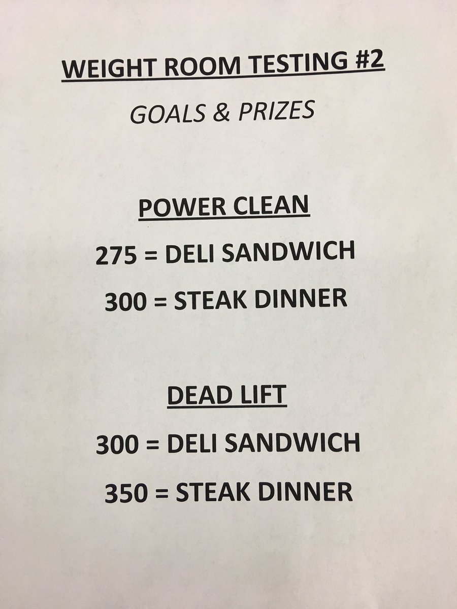 MahopacFB's tweet photo. Everyone will strive for Personal Records again today! Some will strive for the prize... #TESTDAY2 https://t.co/YWTDYFDmiO