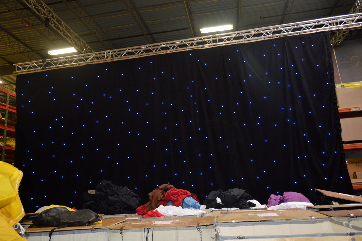 rosebrand's tweet image. Here's a look at some #ShowLED we are working on this week! #HappyTuesday #fabrics #drapes