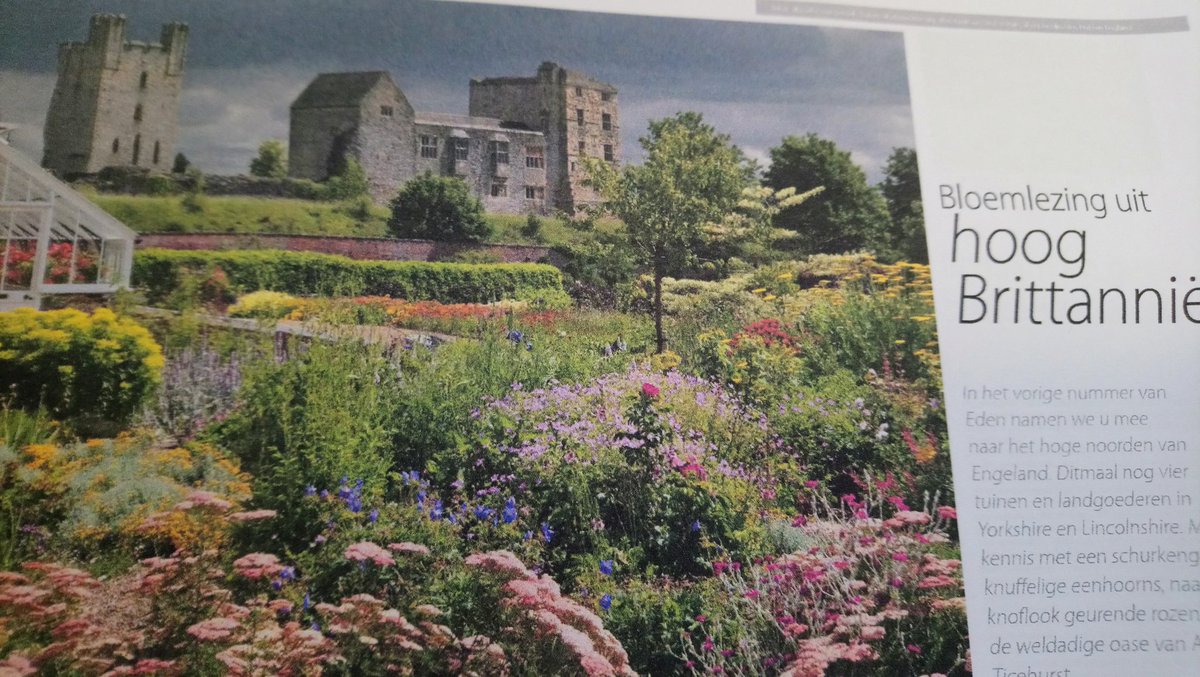Golly <a href="/HelmsleyWalledG/">Helmsley Walled Garden</a> is in a Dutch magazine called Eden. Sadly I can't read it but Marieke Van Gessel the journalist was lovely so fingers crossed more people will think about visiting.