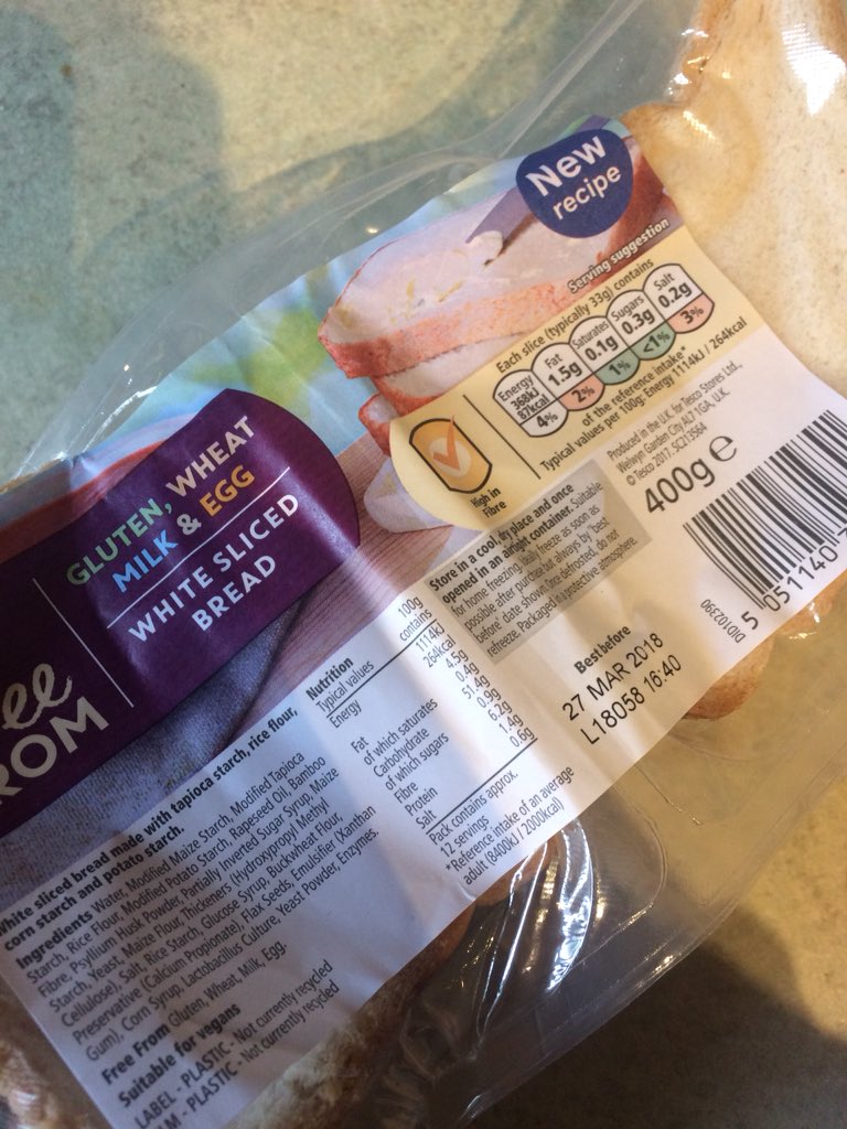 vicky1988c's tweet photo. @Tesco are the only supermarket that sells my sons free from bread. Brought two today and didn’t realise that the date is up today , opened them to find that they were frozen in the middle. Not like it’s 55p either £ 1.80 and your selling the product like this ! @Tesco https://t.co/ggrFKlVUPh