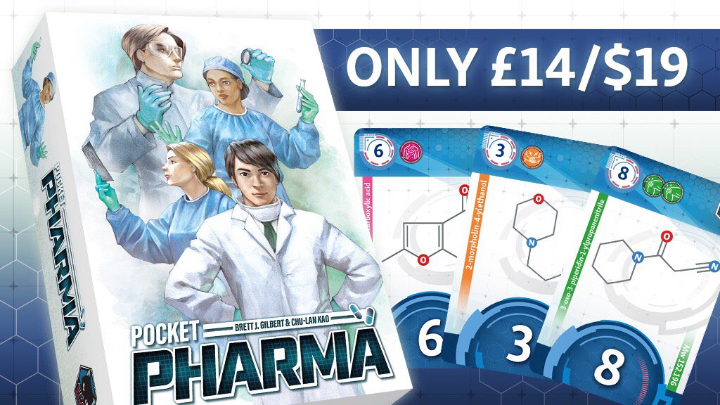 labwarsgame's tweet photo. Our next science themed game featuring real compounds used by pharmaceutical companies comes out on Kickstarter tomorrow! 1200BST/0700EST. https://t.co/s4ouQID9yL