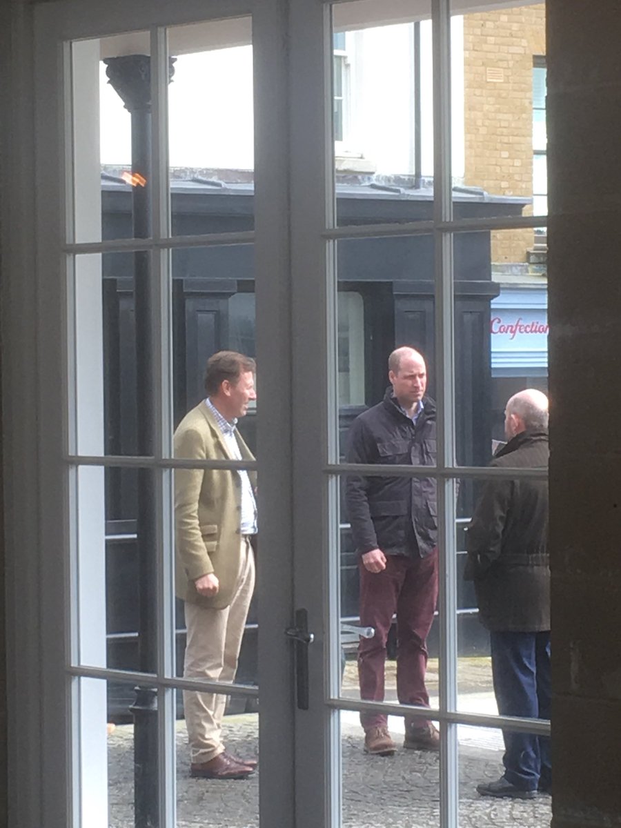 ... In other news, outside Finca Poundbury today.